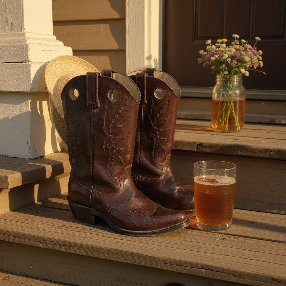 Durango Rustic Brown Cowboy Boots